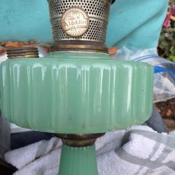 Aladdin JADITE Oil Lamp