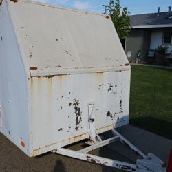 Enclosed Double Axle Box Trailer