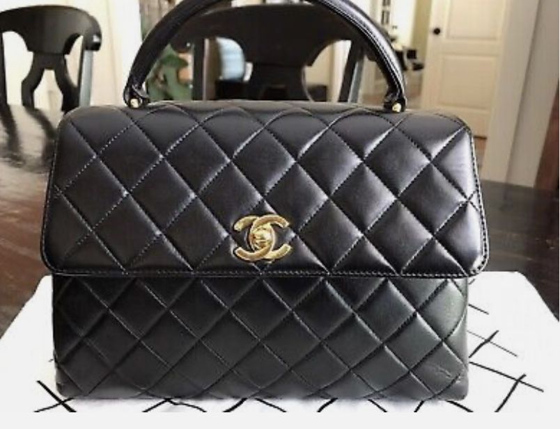 Vintage Chanel Black Bag for Sale in Boynton Beach, FL - OfferUp