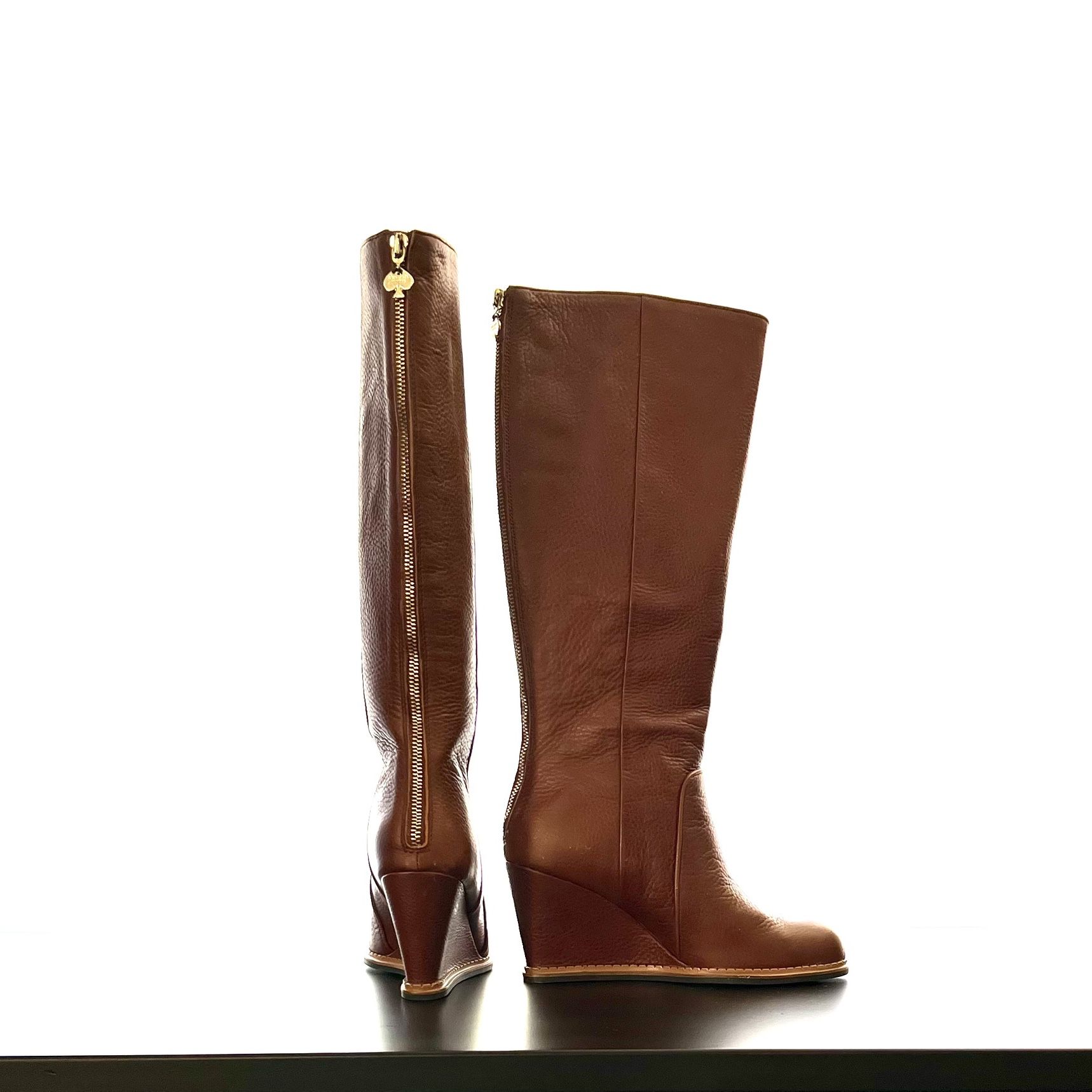Kate Spade-wedge Heel Boot-size 8M