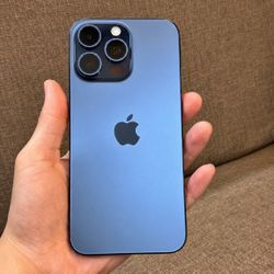 iPhone 15 Pro Max 256GB Blue Titanium Paid Off & Ready