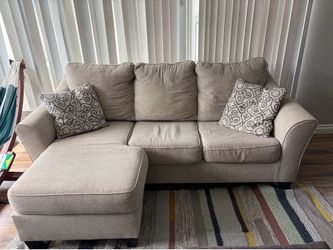 Couch with chaise