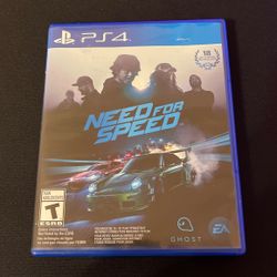 Need For Speed PS4