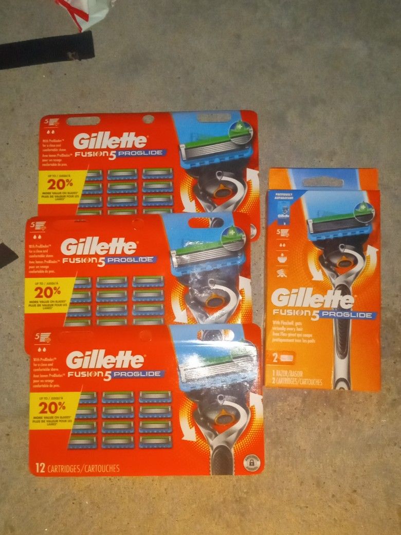Gillette Proglide Razors And Refills