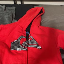 Boys Quicksilver Red Hoodie XS