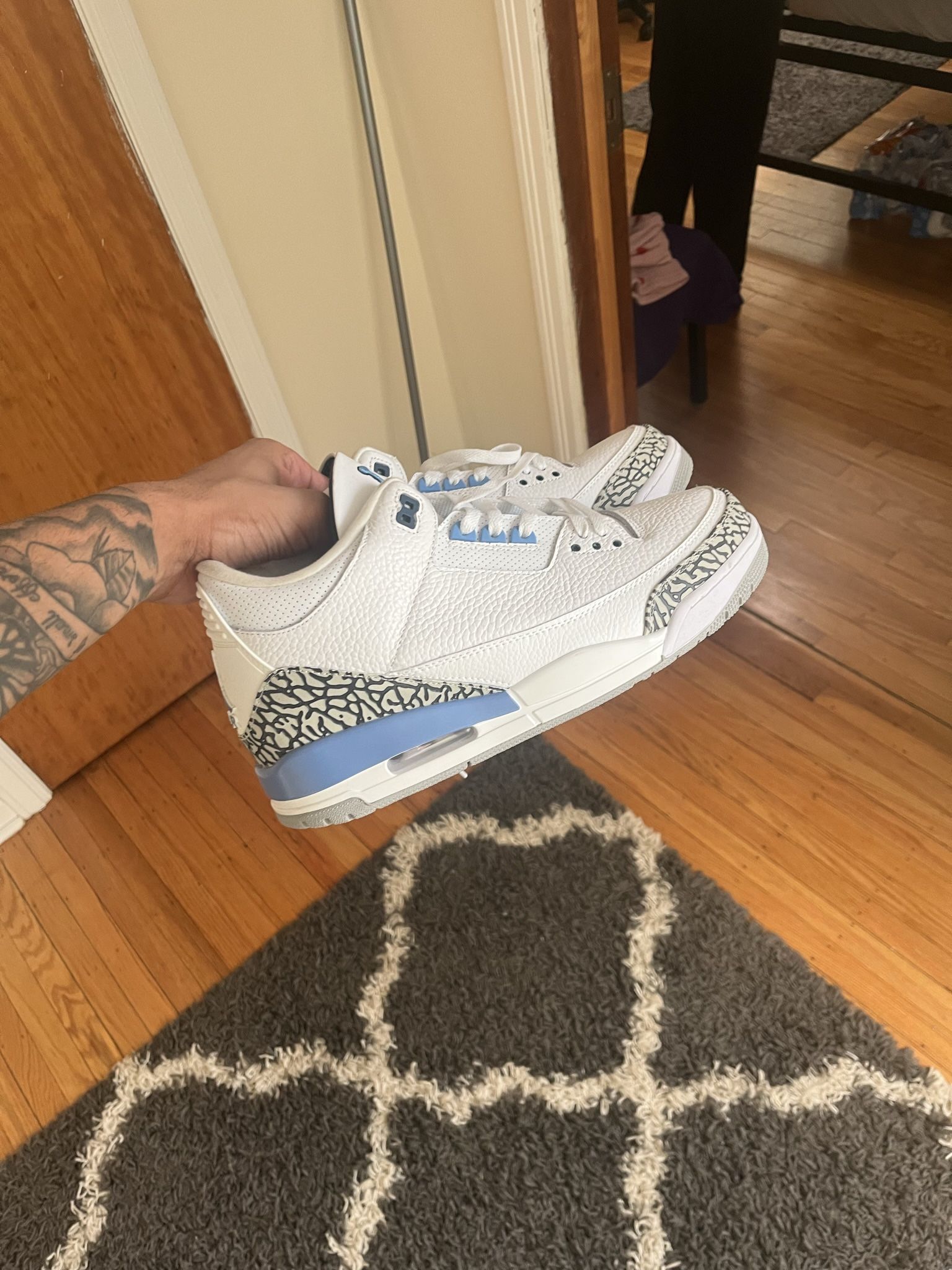 Unc Retro 3 Size 13