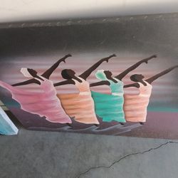 African Women Dancers Vintage 