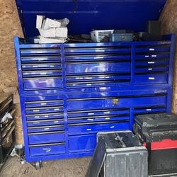 72’ 32 Drawer Tool Cabinet and Top Chest