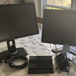 Dell Monitor With Dell Docking Station 