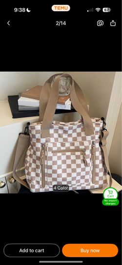 Checkered bags