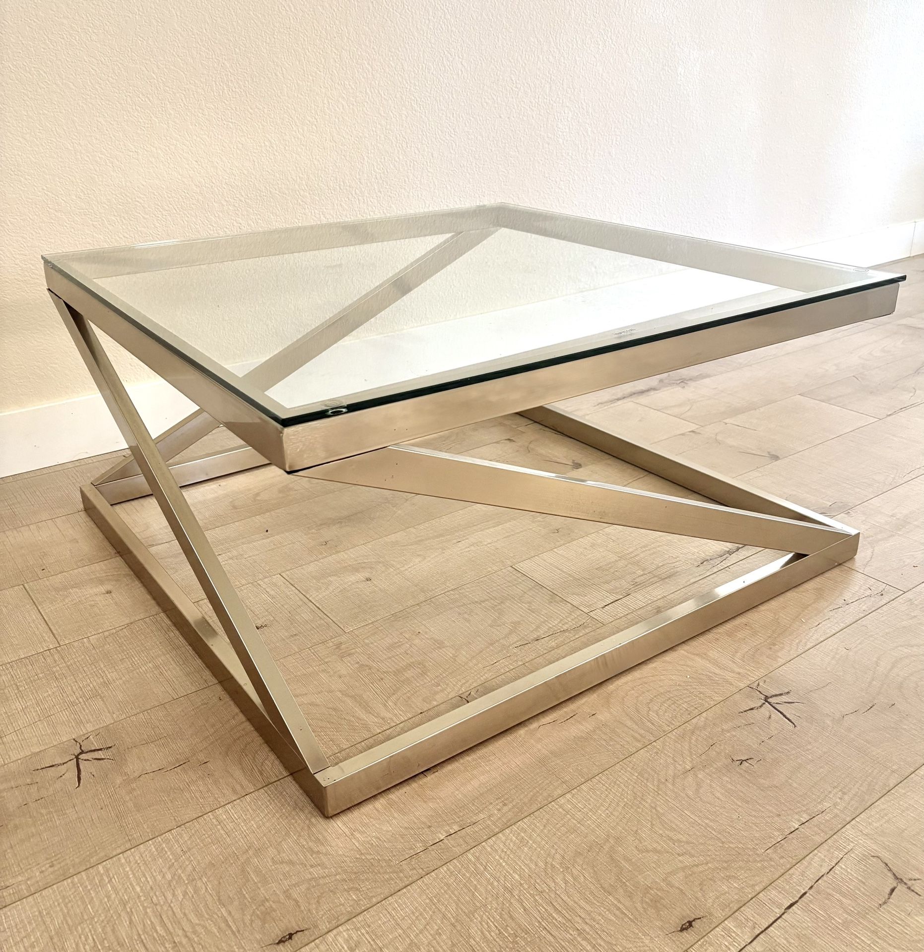 Metal Glass Coffee Table