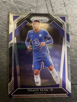 PANINI PRIZM PREMIER LEAGUE 2020/21 THIAGO SILVA BASE CARD NO 222