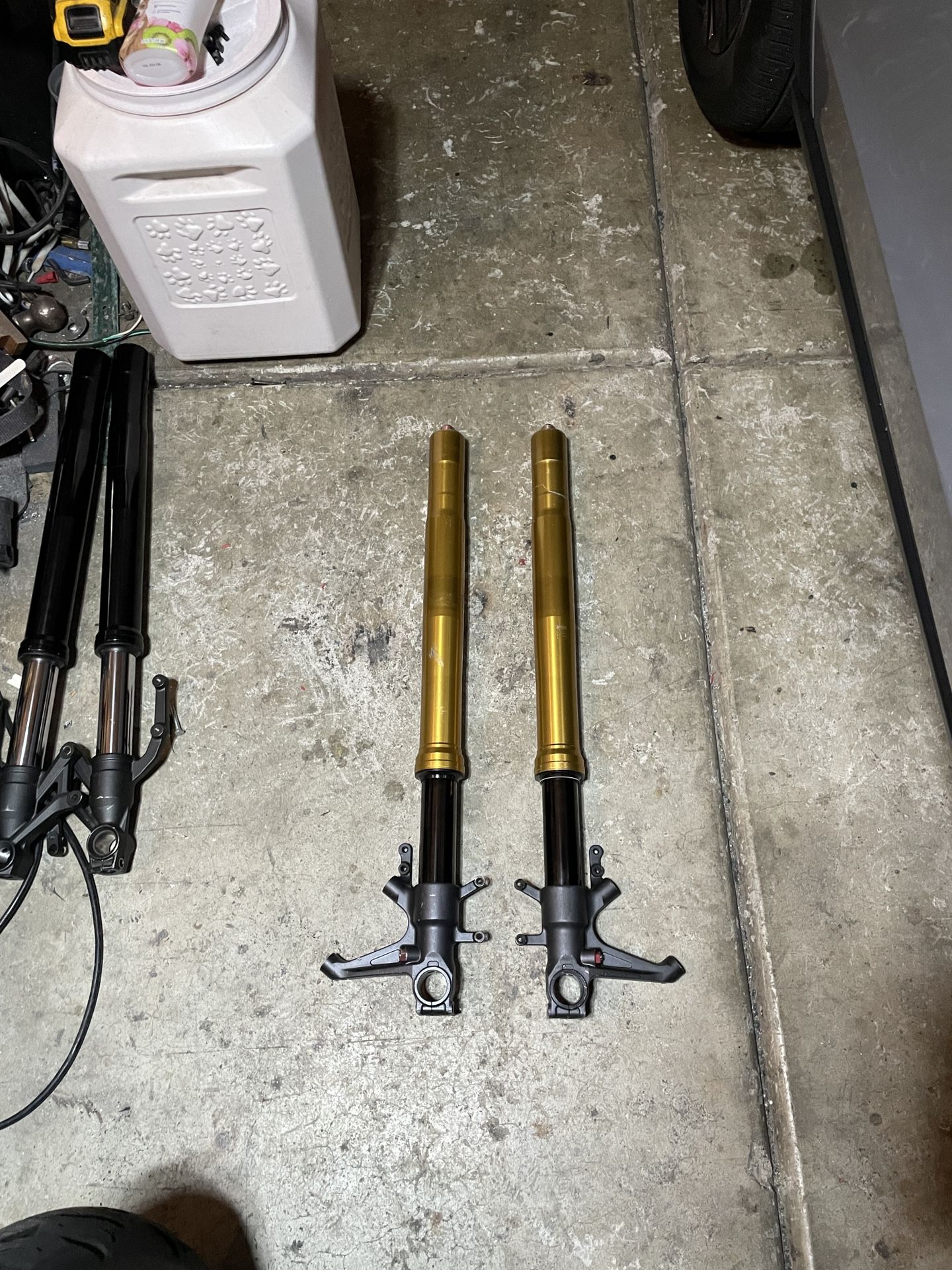 GSXR forks and  Kawasaki  forks