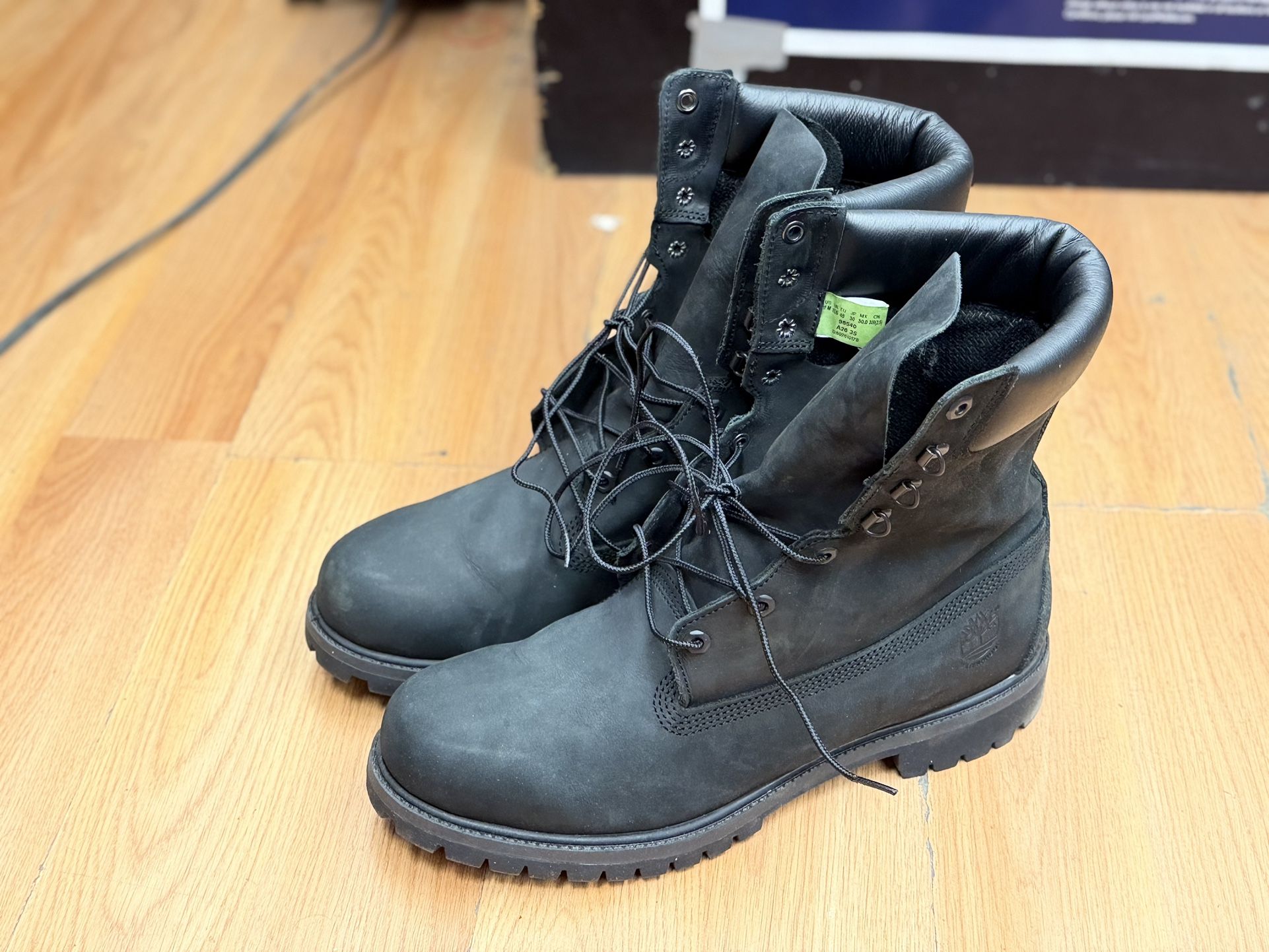TIMBERLAND BLACK NUBUCK MEN