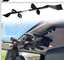 Overhead rack for truck gun