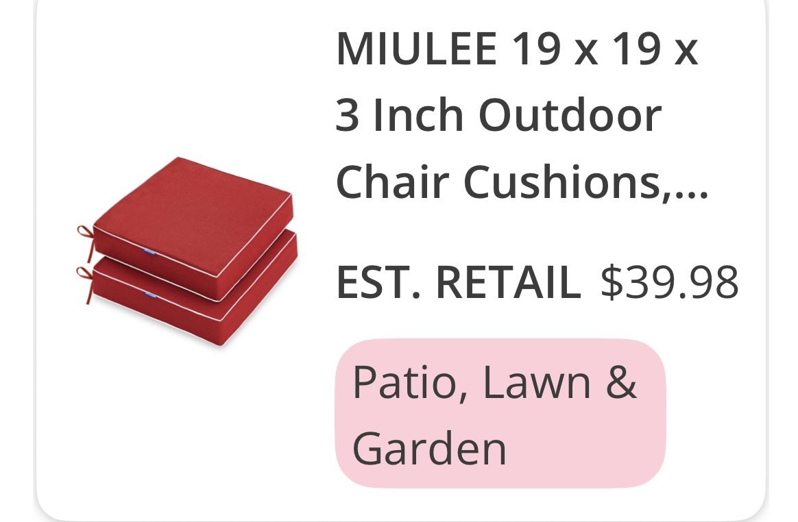 Patio Furniture Cushion
