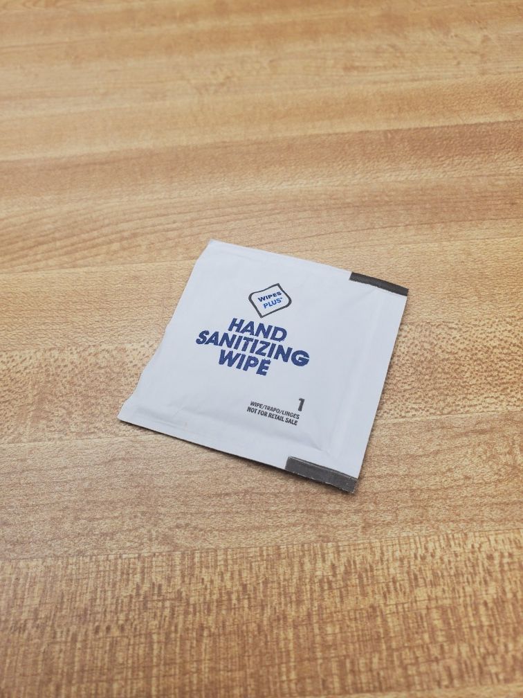 looking for trades I have this hand sanitizing wipe