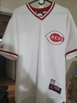 Baseball Jersey Cincinnati Reds Tony Perez HOF Patch Size Large