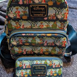 Loungefly Robinhood Back Pack And Wallet