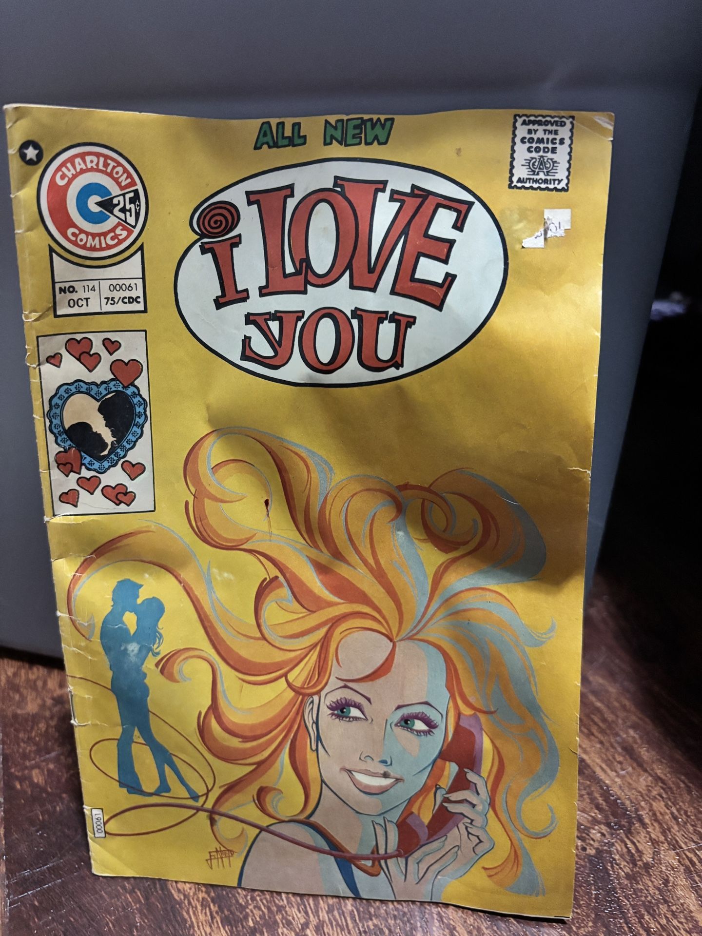 1975 Charlton Comics “I Love You” Issue No. 114 – Romance Comic Book