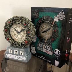 The Nightmare Before Christmas Light Up Countdown Table Clock