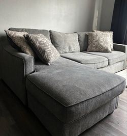 Behold Home St. Charles Sofa Chaise – Gray/Granite