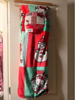 Christmas Hello Kitty Blanket