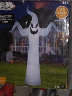 spooky blowing ghost 10ft tall