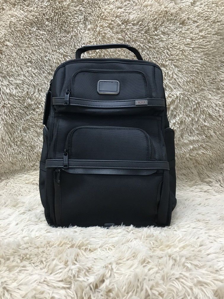 TUMI Alpha Brief Backpack in black