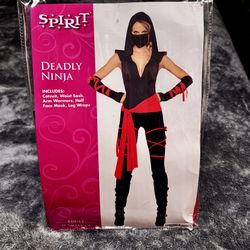 Size Small (4-6) Women’s Ninja Halloween Costume