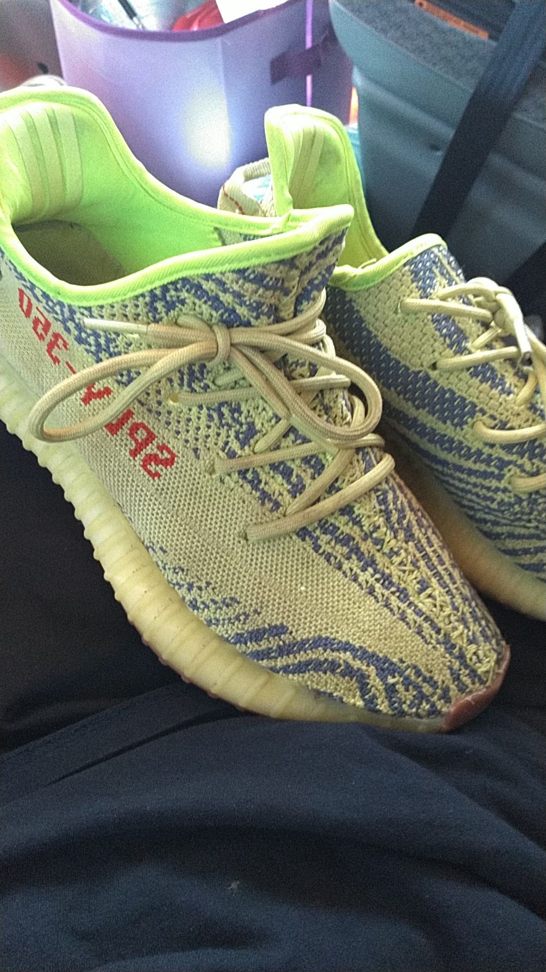 Frozen yellow yeezy boost 350