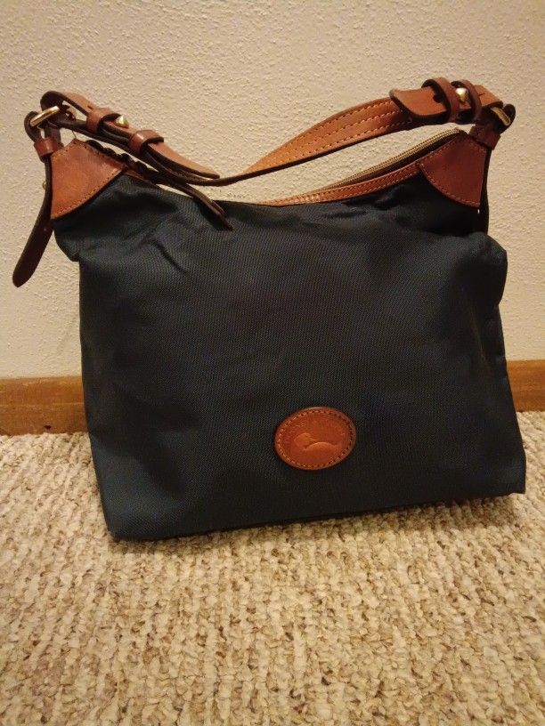 Canvas and Leather Trim Bag