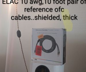 Speaker Cables 10ft Pair