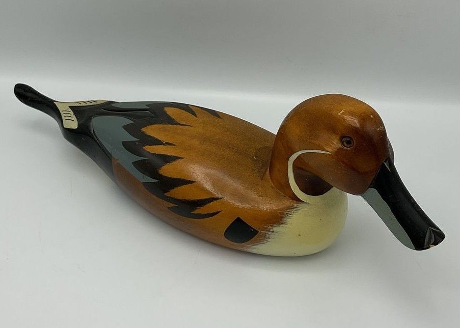Decoy Hand Painted Vintage Wooden Duck