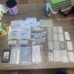 120 Troy Ozs of silver bullion