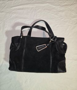 BCBGMAXAZRIA SUEDE AND LEATHER  BAG