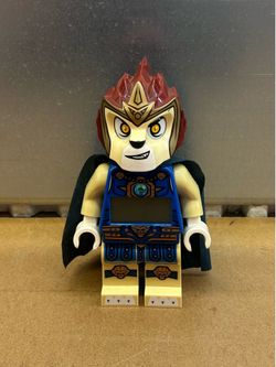 2013 LEGO The Legend of Chima “LAVAL” Mini-Figure ALARM Clock 👀 (please read description)