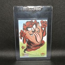 Upper Deck 2024 Fleer Retro Looney Tunes Tazmanian Devil 1 Of 1Sketch Card 