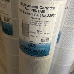 (8) Pentair Filter Element Part No.22505