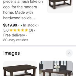 BRAND NEW IN BOX COFFEE ☕️ TABLE BY ASHLEY DESIGN