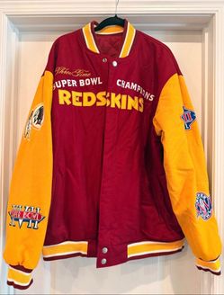 Washington Redskins Three Time Super Bowl Champions Jacket