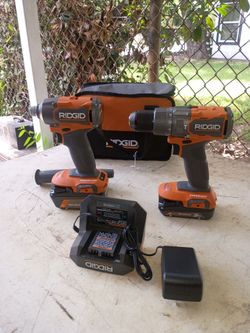 Set taladros ridgid hammer