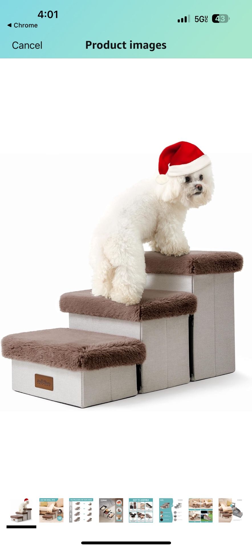 Dog Stairs With Storage
