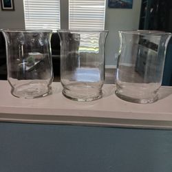 Glass Centerpiece Vases- 8 Total
