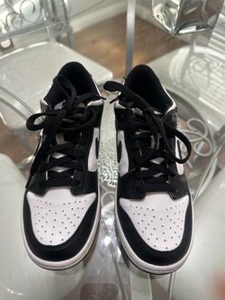 Nike Dunk Low Panda Sneakers Youth Size 5.5