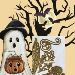 Anna Griffin SUMMER / FALL Cut & Emboss Die Set as seen in image. Die Set is retired !