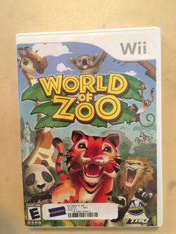 Nintendo Wii world of zoo