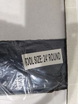 24 in round pool cover