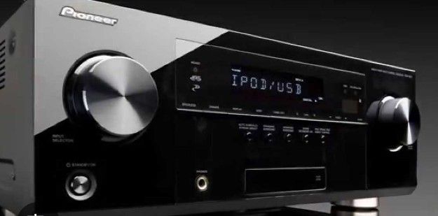 Pioneer AV Receiver 7.1-Channel, 3D, 1080p HDMI, 2-Zones,