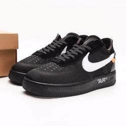 Nike Air Force  Low Off White Black White